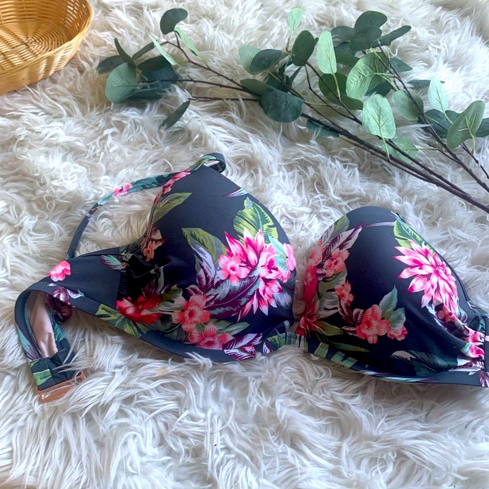 Gray 36DD swim bikini top target brand shade shop